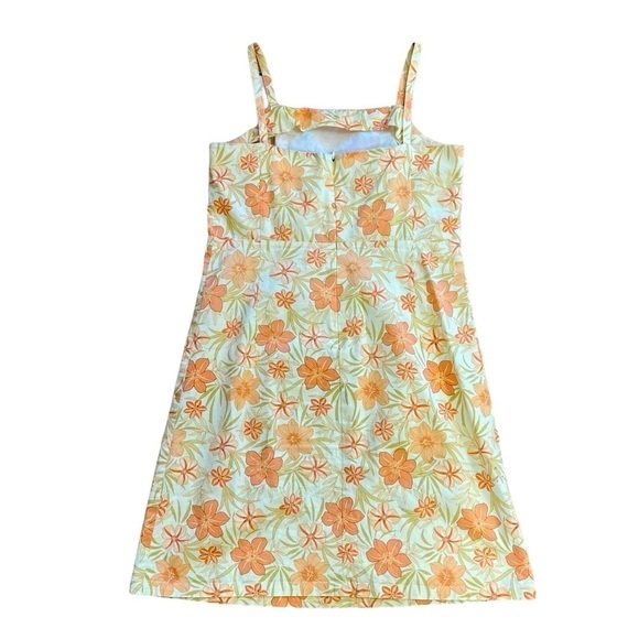 Tommy Bahama Cotton Sundress Women’s 8 Stretch Yellow Hawaiian Floral Print Warm - Picture 7 of 11